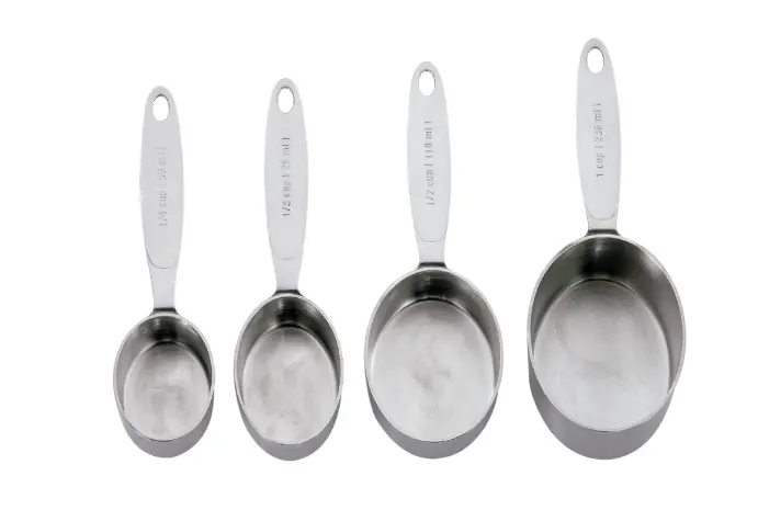 Cuisipro 4-Piece Stainless Steel Measuring Cups 1