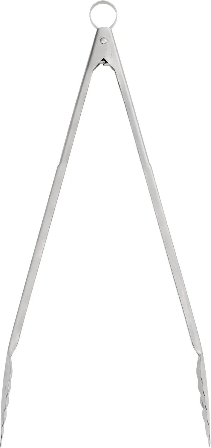 Cuisipro All-Stainless Steel Locking Tongs – 16-Inch (40.6 Cm) 1
