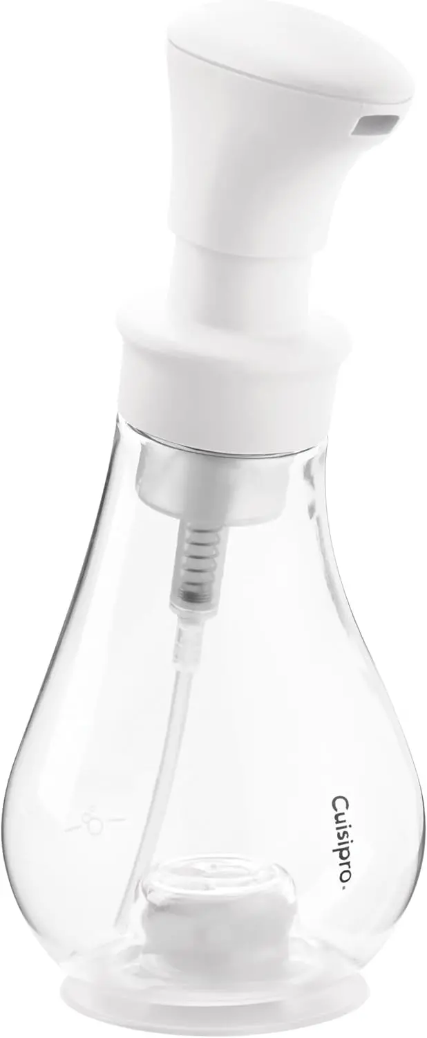 Cuisipro Easy-Grip Foam Pump – 8.3-Inch White Kitchen Frother 1