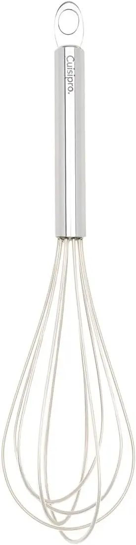 Cuisipro Frosted Silicone Egg Whisk – 10-Inch (25.4 Cm), 5-Wire Design 1