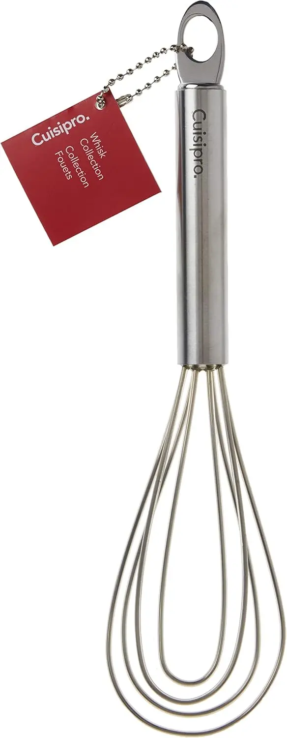 Cuisipro Frosted Silicone Flat Whisk – 8-Inch (20 Cm), 4-Wire Design 1