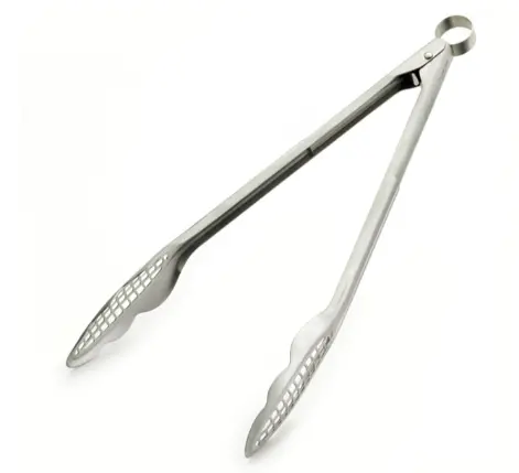 Cuisipro Narrow-Finishing Fry Tongs – 32 Cm Stainless Steel 1