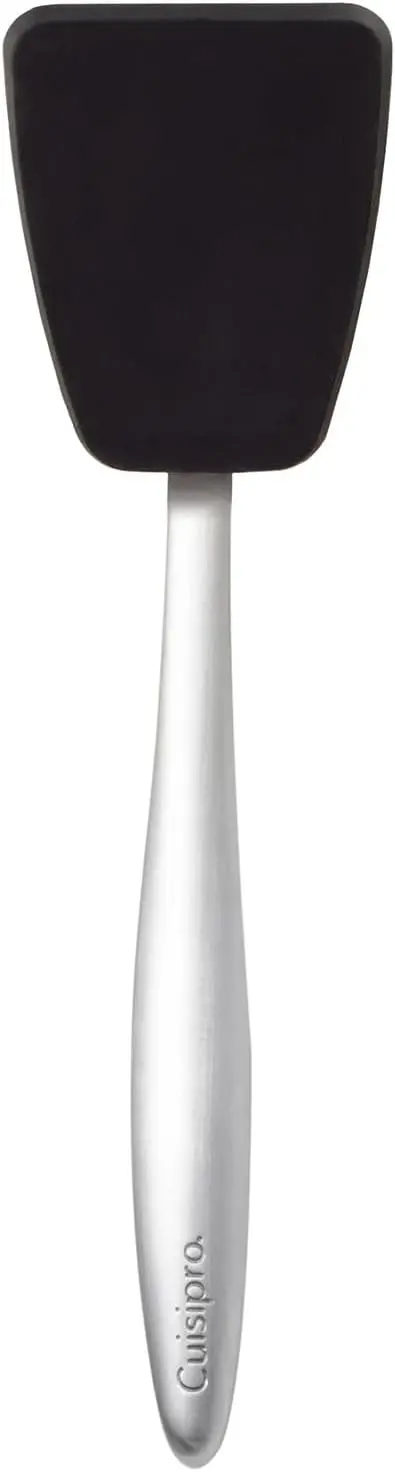 Cuisipro Piccolo Turner – 8-Inch Silicone Flipper For Pancakes & Fish (Black) 1