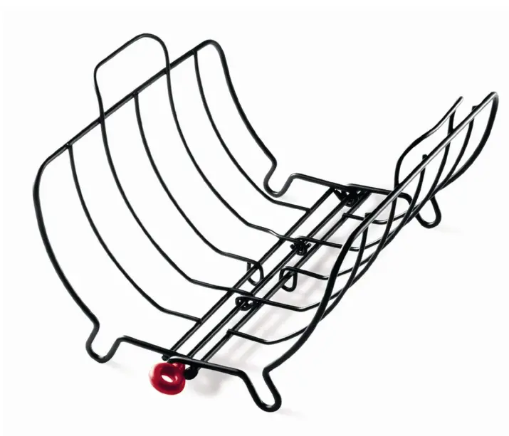 Cuisipro Roast & Serve Universal Roasting Rack – Heavy-Gauge Stainless Steel (32 × 37.5 × 18 Cm) 1