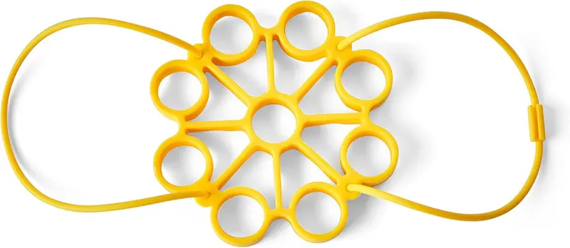 Cuisipro Silicone Egg Storage Rack – 6.25-Inch Yellow Stackable Organizer 1