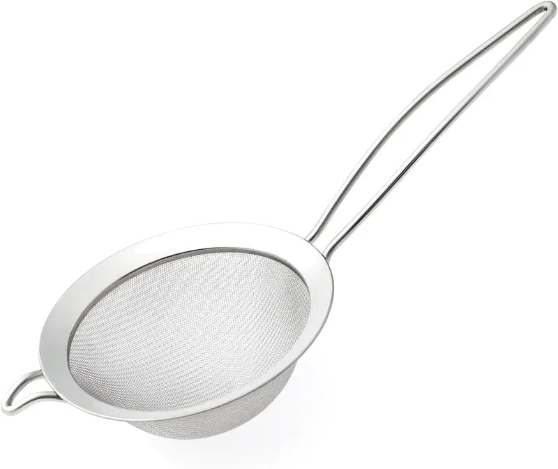 Cuisipro Small Stainless Steel Flat Strainer – 28.6 Cm (11.25 In) Ideal For Sauces & Stocks 1