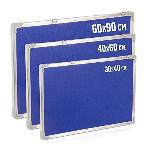 Customizable White Cork Bulletin Board – Magnetic-Free Memo Board For Offices, Schools & Homes 1