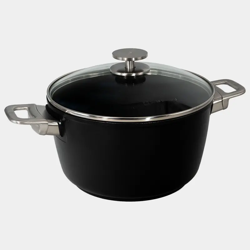 Cxd Dou Ceramic Nonstick Stock Pot – Glass Lid Included 1
