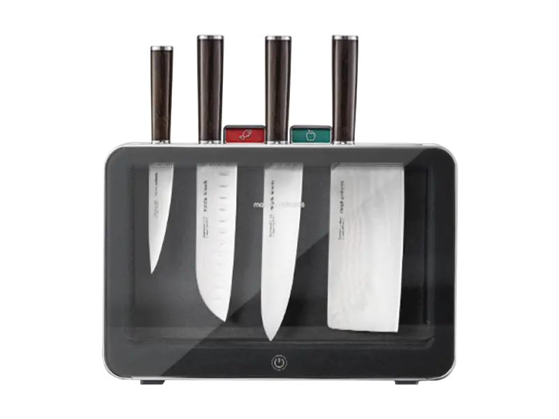 Damascus Knife And Cutting Board Uv Sterilizer Station 1