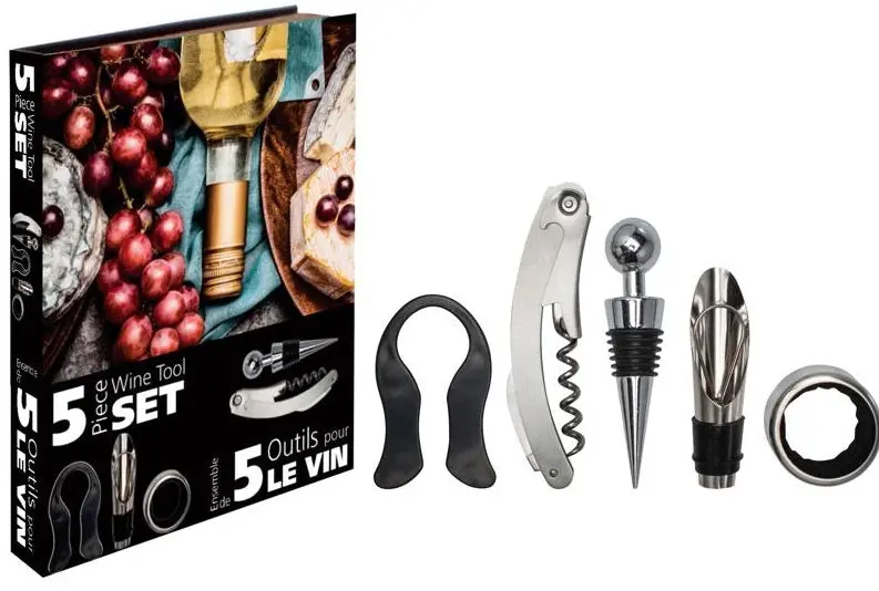 Danesco 5-Piece Premium Wine Accessory Set 1