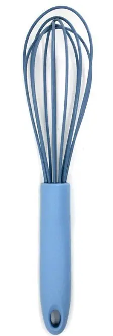 Danesco A La Tarte Blue Silicone Whisk – Flexible Baking Whisk 1