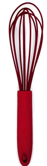 Danesco A La Tarte Red Silicone Whisk – Nonstick Mixing Whisk 1