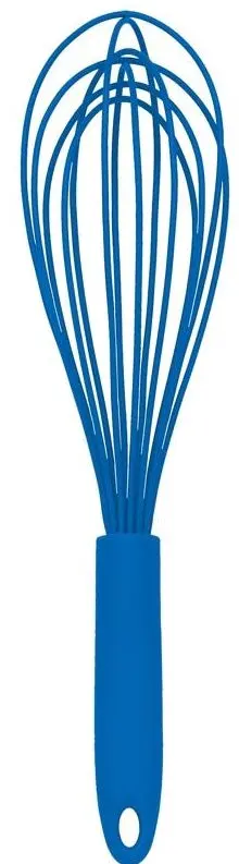 Danesco Flexible Blue Silicone Whisk For Mixing And Baking 1
