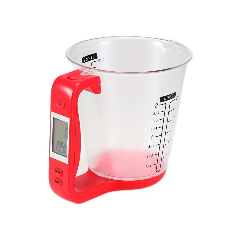 Digital Kitchen Measuring Cup With Built-In Scale 2