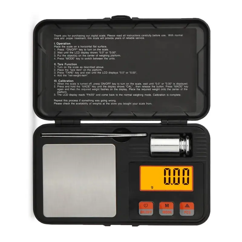 Digital Pocket Scale – Precision Weighing From 0.01G To 200G 1