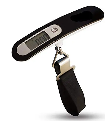 Digital Portable Luggage Scale – 50 Kg / 110 Lb Capacity With Tare Function & Led Display (Red) 1