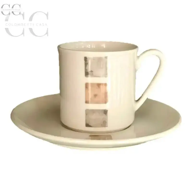 Domino Bone China Espresso Set – 6 Pieces By Newplay 1