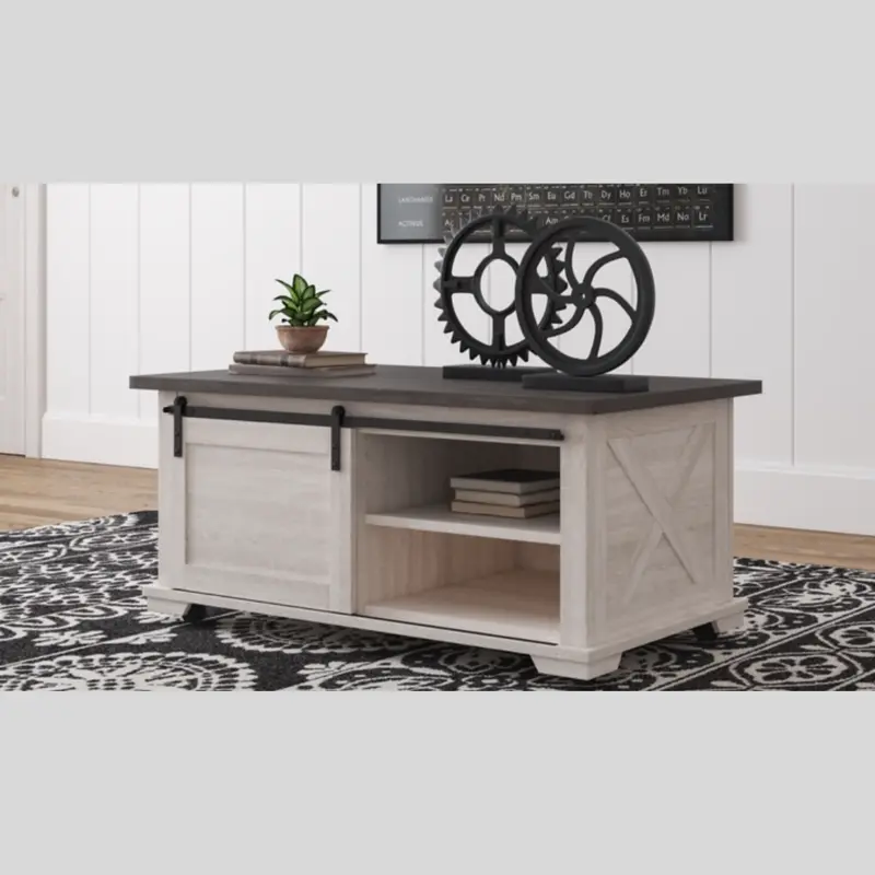 Dorrinson Solid Wood Coffee Table – Timeless Mid-Century Appeal 1