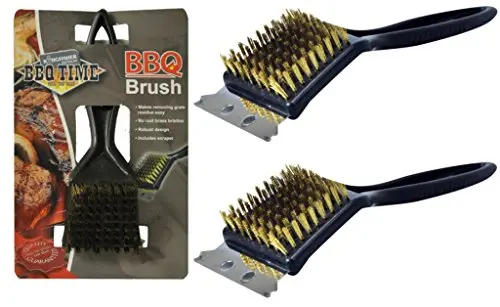 Dual Bbq Cleaning Brush & Scraper Set – Heavy-Duty Grill Maintenance Tools 1