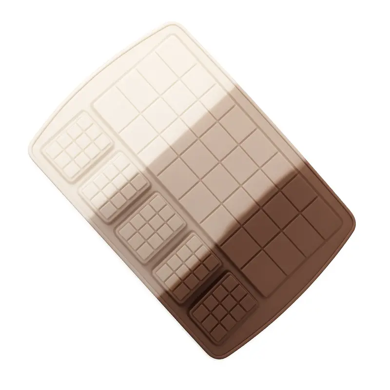 Dual-Size Chocolate Bar Mold – 6-In-1 Set For Large And Petite Confections – Cm135 1
