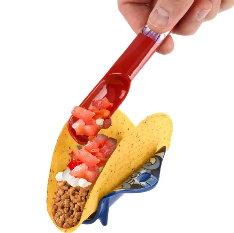 Dual Taco Spoon Set – Ergonomic Stainless Steel Serving Utensils 1