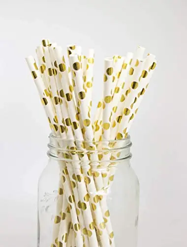 Eco-Friendly Biodegradable Paper Straws – Pack Of 50 For Weddings, Birthdays, And Celebrations 1