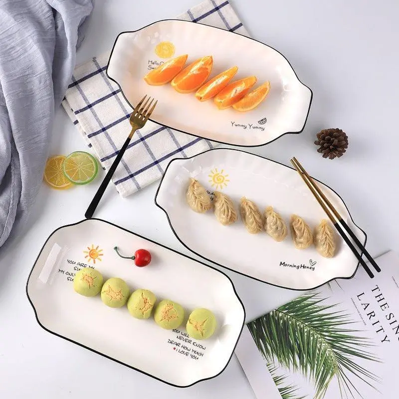 Elegant Breakfast Plates – Ceramic Set For Honeymoon Or Gifting 1