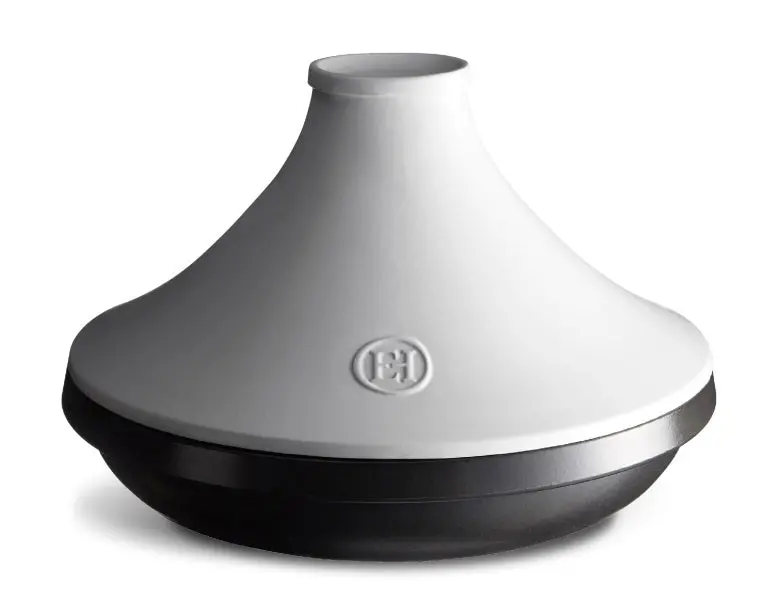 Emile Henry 4L Delight Tagine In White And Slate 1