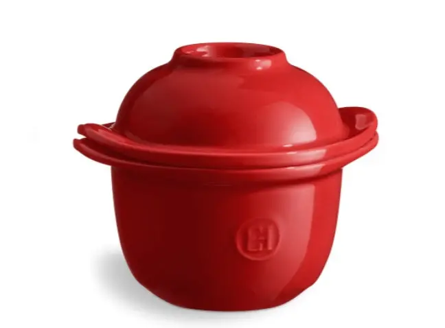 Emile Henry Burgundy Red Egg Nest – Functional Ceramic Kitchen Accessory 1