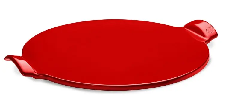 Emile Henry Burgundy Red Smooth Pizza Baking Stone 1