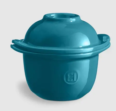 Emile Henry Mediterranean Blue Egg Nest – Stylish Ceramic Holder 1
