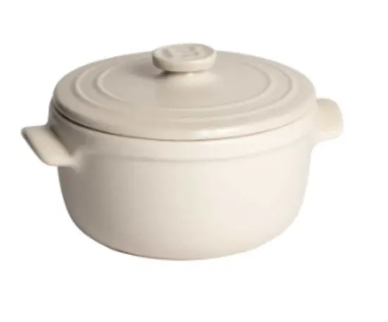 Emile Henry Solo Casserole Dish – Opale Finish, 17 × 13.5 Cm (0.55 L) 1
