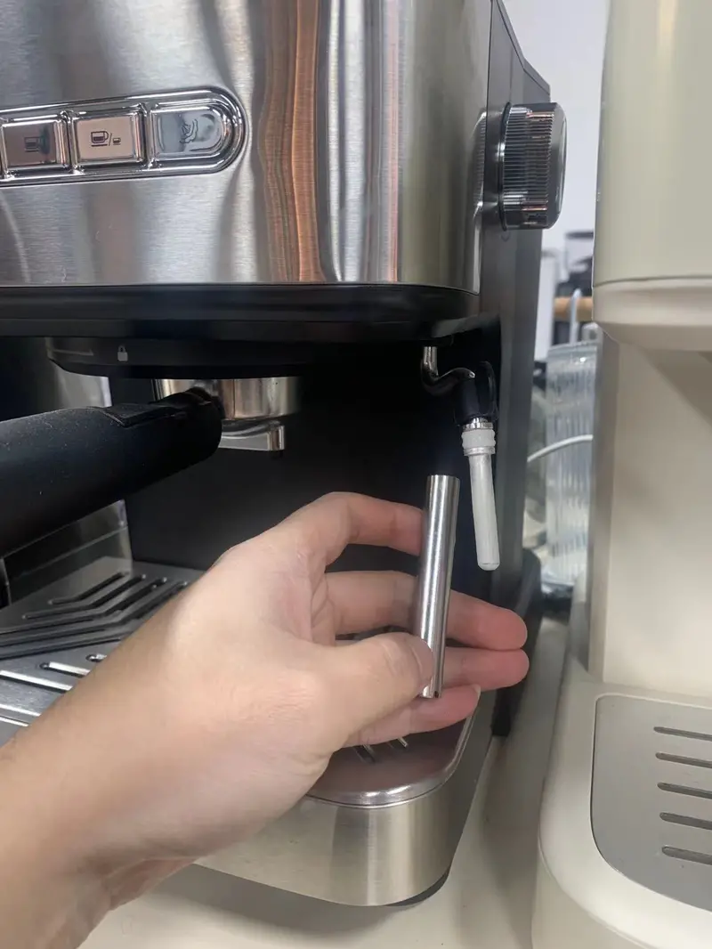 Empstorm Em-01E Espresso Machine – Compact Steam-Powered Unit With Exhaust Fitting And Frothing Capability 1