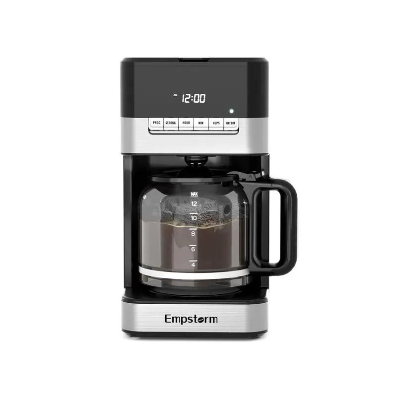 Empstorm Programmable Drip Coffee Maker Em-11D – 12-Cup Capacity 1