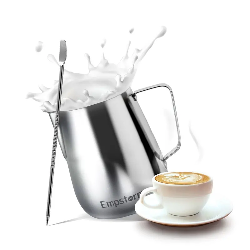 Empstorm Stainless Steel Milk Frothing Pitcher – Barista-Grade 1
