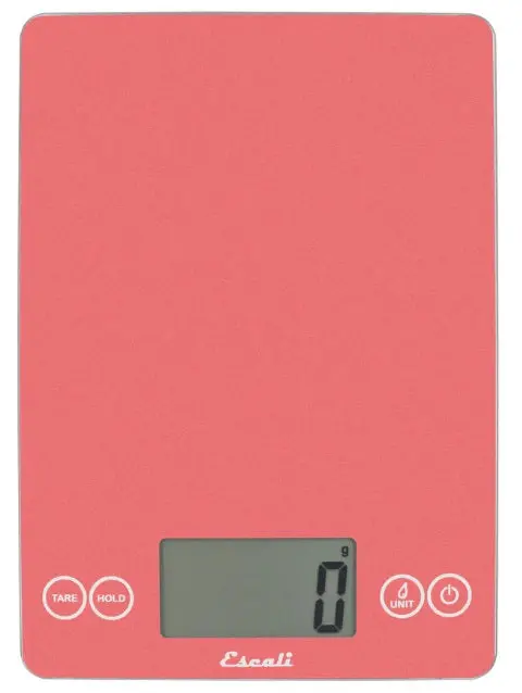 Escali Arti Desert Rose Digital Glass Kitchen Scale 1