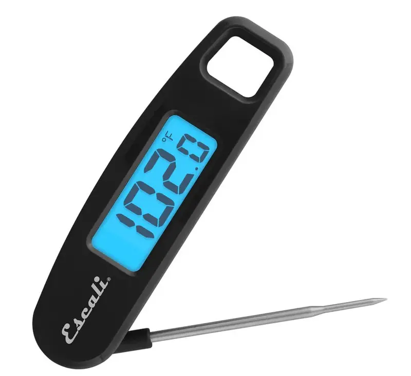 Escali Black Compact Folding Thermometer – Slim, Sturdy, And Travel-Ready 1