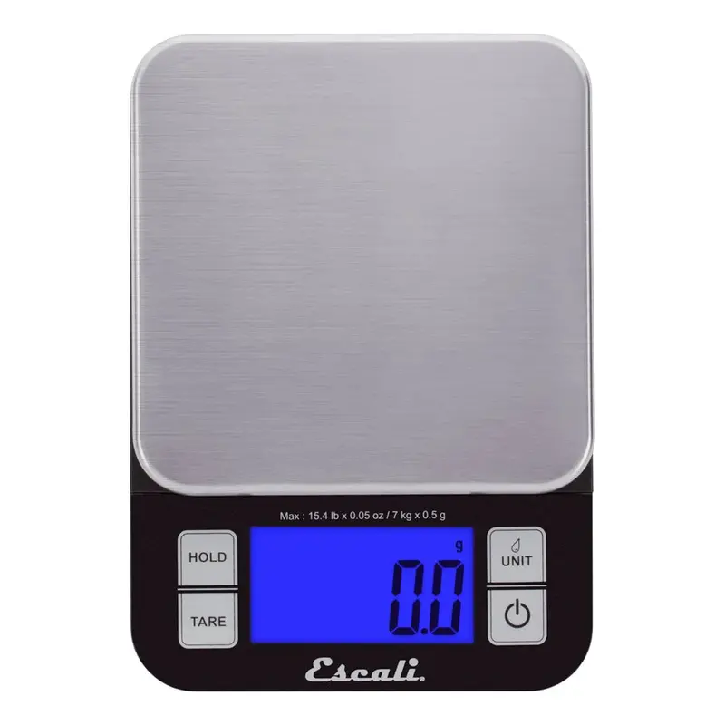 Escali Nutro Black Digital Kitchen Scale – Compact & Accurate Food Scale 1