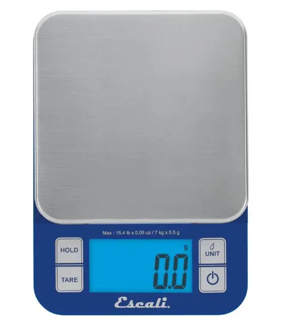 Escali Nutro Blue Digital Kitchen Scale – High-Accuracy Baking Scale 1