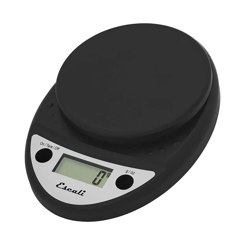 Escali Primo Black Digital Kitchen Scale With Lcd Display 1