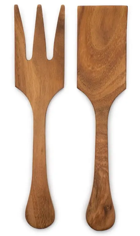 Extra-Large Acacia Wood Salad Utensil Collection 1