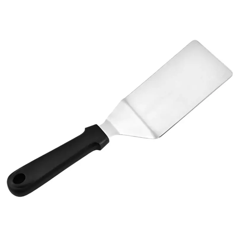 Extra-Wide Rectangular Stainless Steel Grill Spatula 1