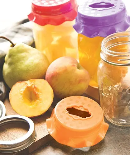 Farm To Table Canning Topper Set – 3 Reusable Lids For Mason Jars 1