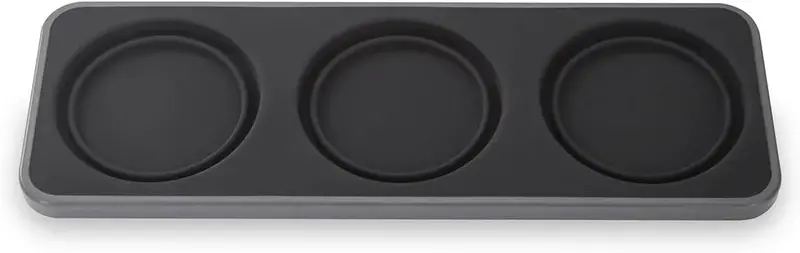 Finamill Finatray Trio Slate – Compact Stackable Tray For Finapods And Grinder 1