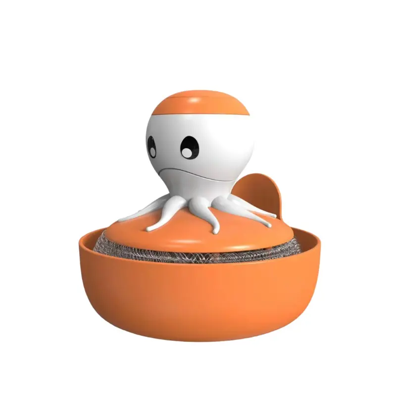 Flexible Octopus-Style Pot Brush For Deep Sink & Pan Cleaning 1