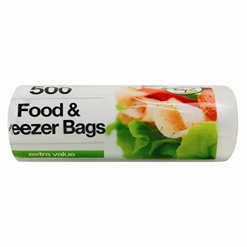 Food-Safe Freezer Bags – 1000 Count (2 Rolls Of 500), Resealable & Leak-Proof 1