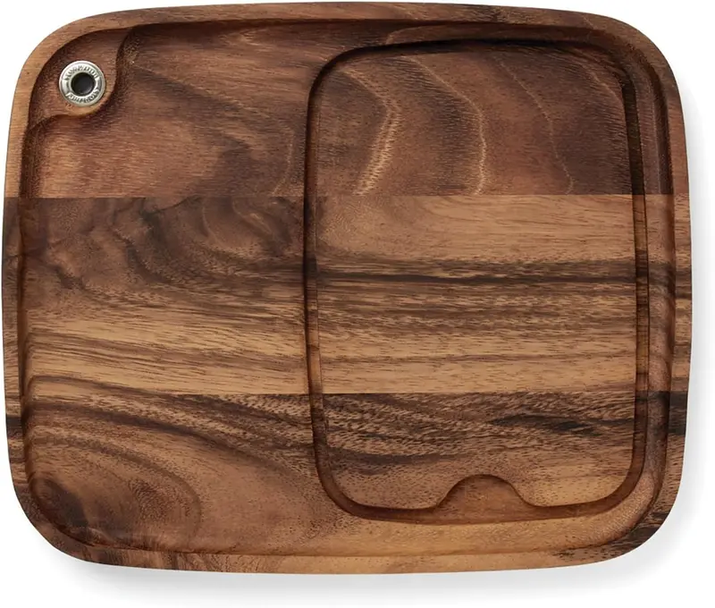 Fort Worth Ironwood Steak Plate – Artisanal Acacia Wood Presentation 1