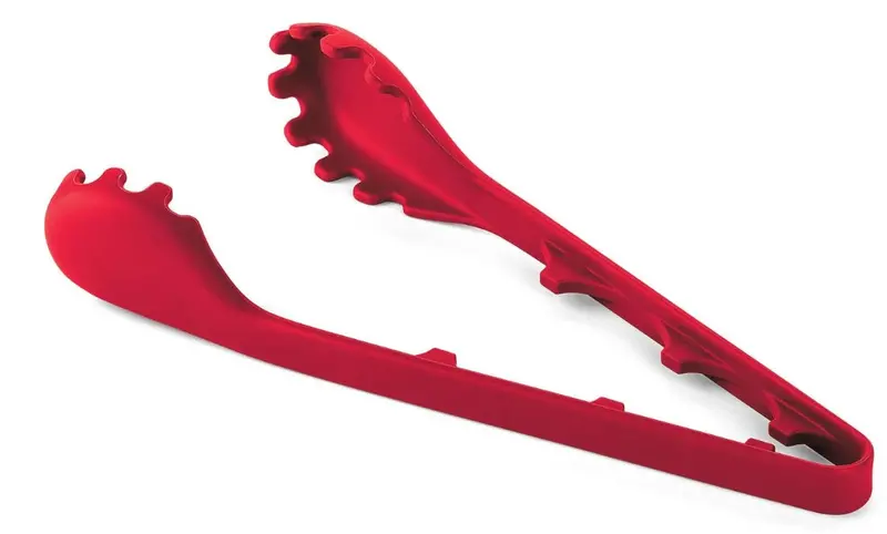Fox Run 2-In-1 Silicone Pasta Tongs With Built-In Measuring Guide 1