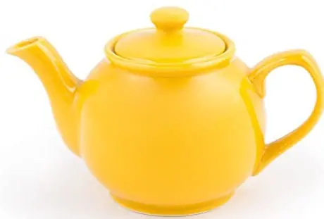 Fox Run 6-Cup Yellow Ceramic Teapot 1