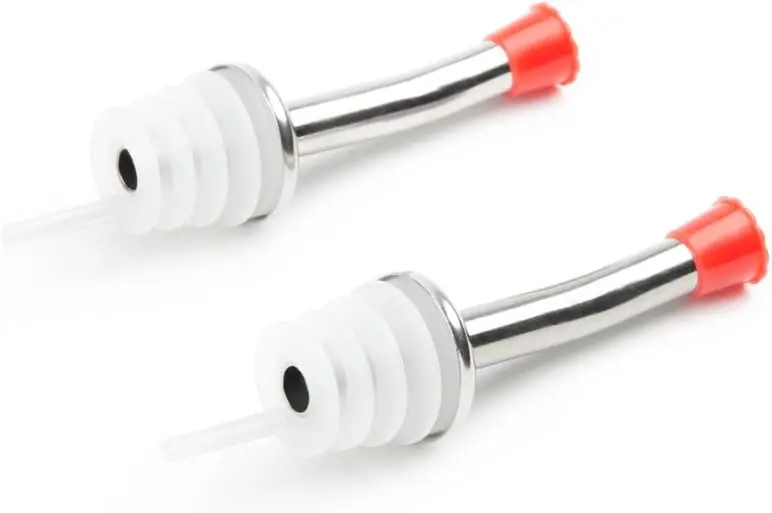 Fox Run Bottle Pourer Set – 2-Pack Precision Spouts For Liquids And Oils 1
